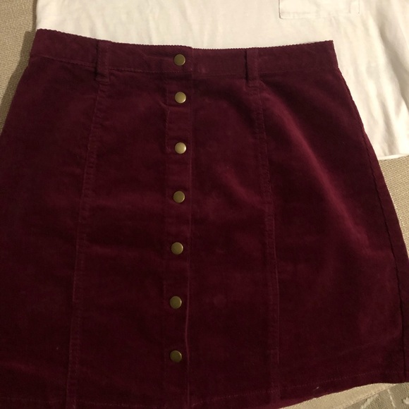 21 corduroy mini skirt - Picture 1 of 2